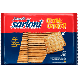BISCOITO SARLONI PACOTE 400G CREAM CRACKER